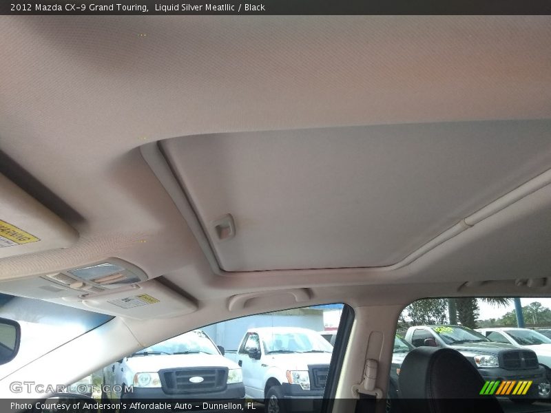 Liquid Silver Meatllic / Black 2012 Mazda CX-9 Grand Touring