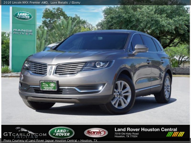 Luxe Metallic / Ebony 2016 Lincoln MKX Premier AWD