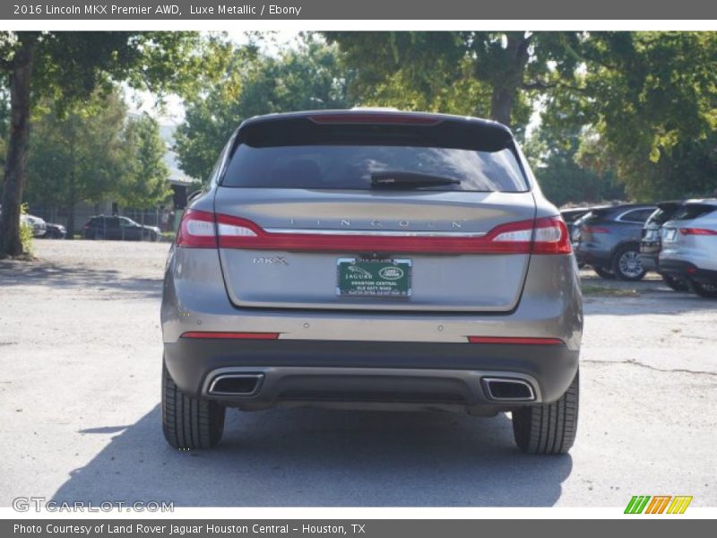 Luxe Metallic / Ebony 2016 Lincoln MKX Premier AWD