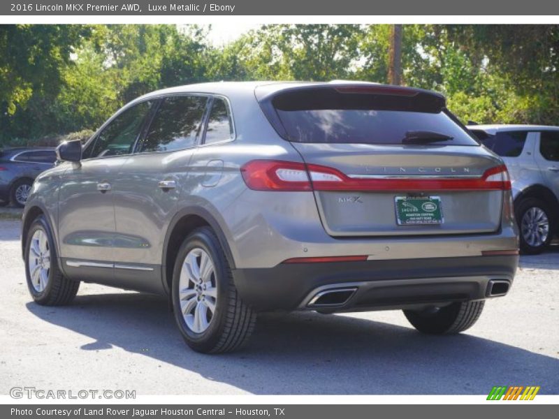 Luxe Metallic / Ebony 2016 Lincoln MKX Premier AWD