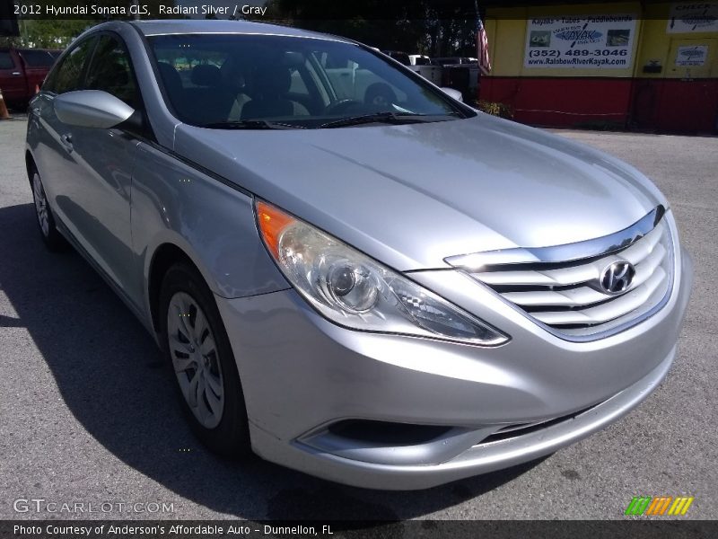 Radiant Silver / Gray 2012 Hyundai Sonata GLS