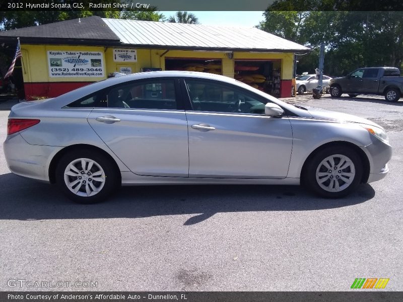 Radiant Silver / Gray 2012 Hyundai Sonata GLS