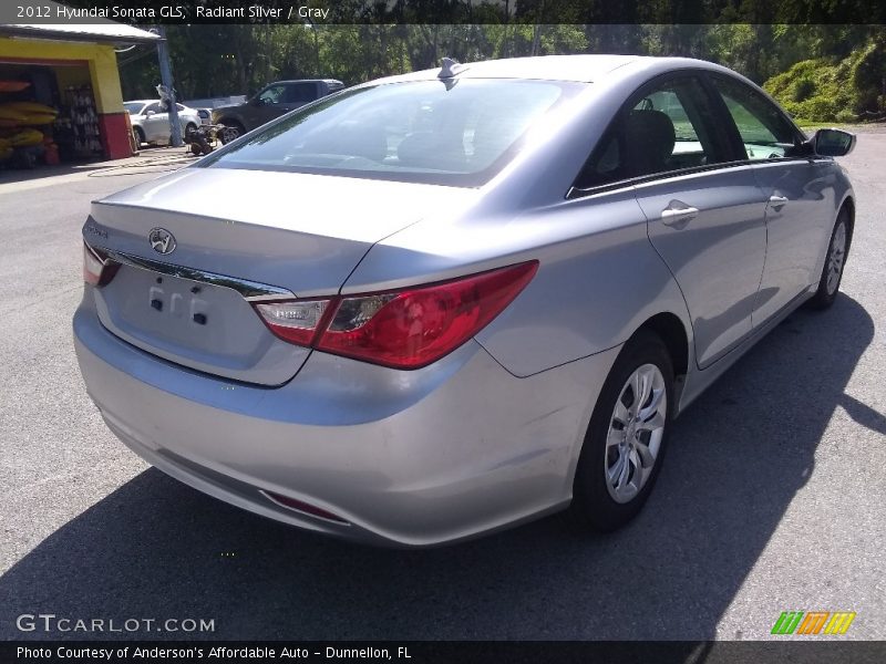 Radiant Silver / Gray 2012 Hyundai Sonata GLS