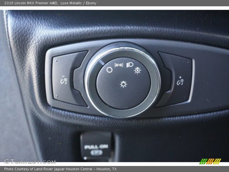 Controls of 2016 MKX Premier AWD