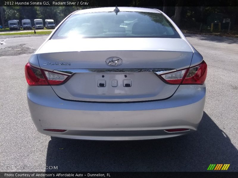 Radiant Silver / Gray 2012 Hyundai Sonata GLS