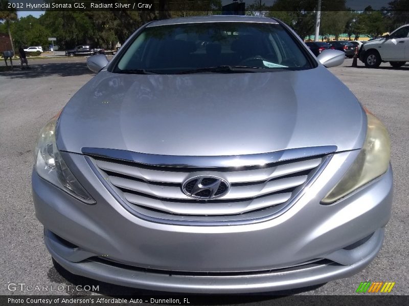 Radiant Silver / Gray 2012 Hyundai Sonata GLS