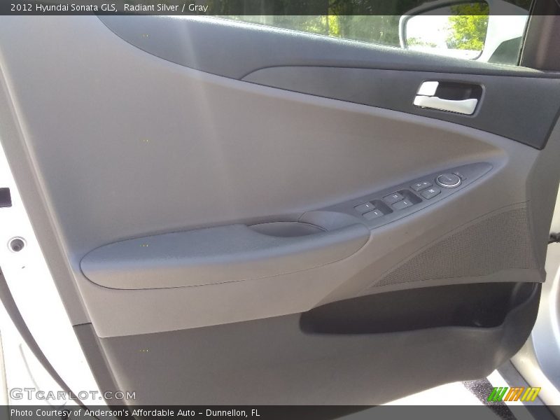 Radiant Silver / Gray 2012 Hyundai Sonata GLS