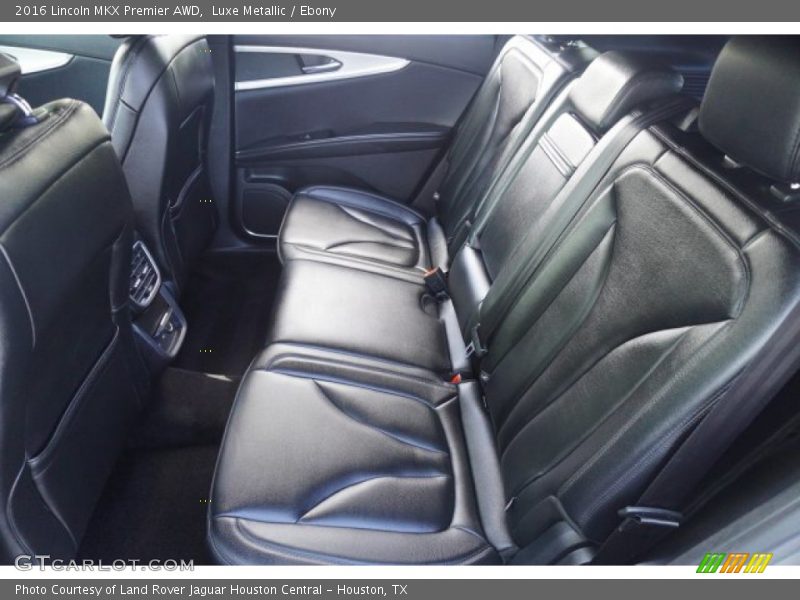 Rear Seat of 2016 MKX Premier AWD