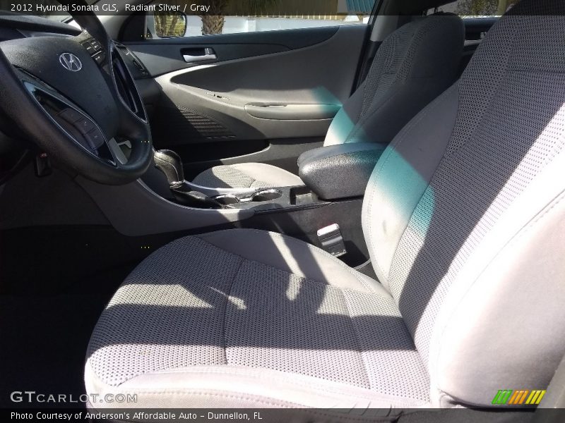 Radiant Silver / Gray 2012 Hyundai Sonata GLS