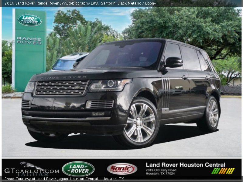 Santorini Black Metallic / Ebony 2016 Land Rover Range Rover SVAutobiography LWB