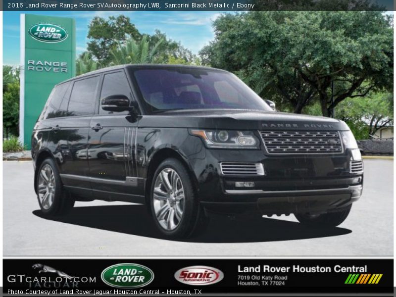 Santorini Black Metallic / Ebony 2016 Land Rover Range Rover SVAutobiography LWB
