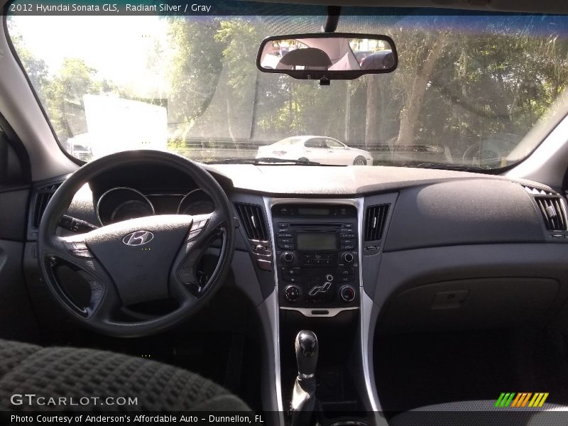 Radiant Silver / Gray 2012 Hyundai Sonata GLS