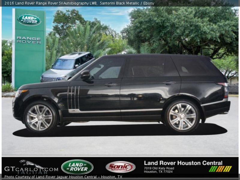 Santorini Black Metallic / Ebony 2016 Land Rover Range Rover SVAutobiography LWB