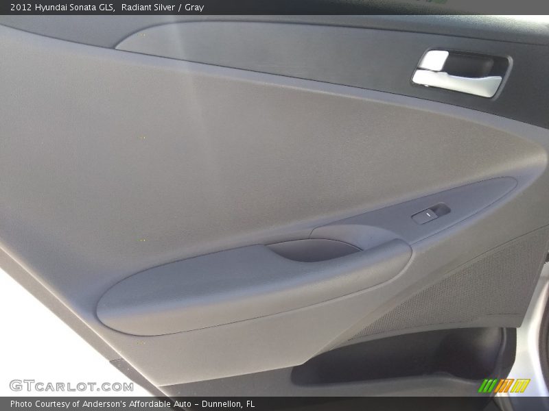 Radiant Silver / Gray 2012 Hyundai Sonata GLS