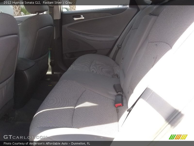 Radiant Silver / Gray 2012 Hyundai Sonata GLS