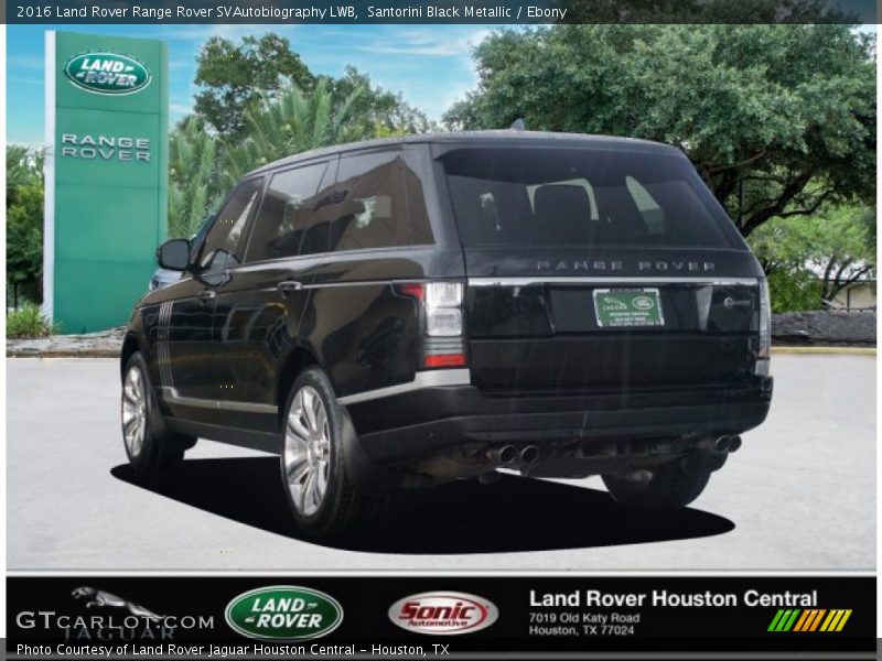Santorini Black Metallic / Ebony 2016 Land Rover Range Rover SVAutobiography LWB