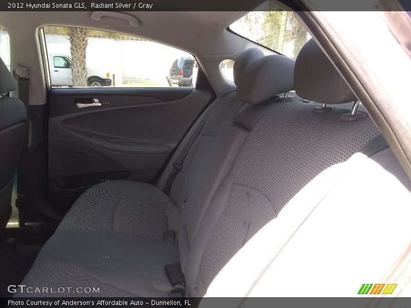 Radiant Silver / Gray 2012 Hyundai Sonata GLS