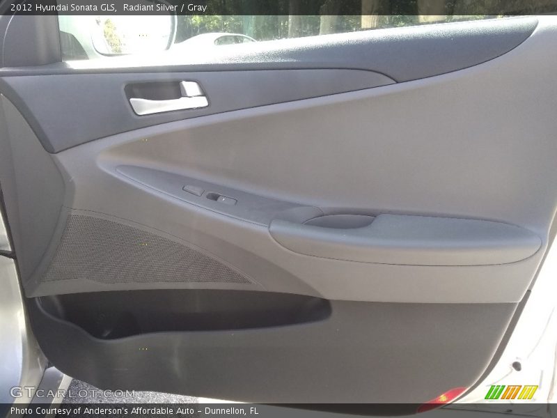 Radiant Silver / Gray 2012 Hyundai Sonata GLS