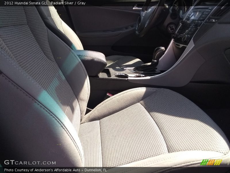Radiant Silver / Gray 2012 Hyundai Sonata GLS