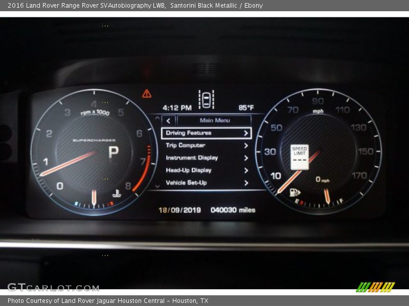Santorini Black Metallic / Ebony 2016 Land Rover Range Rover SVAutobiography LWB