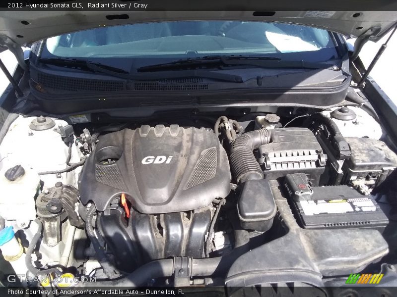 Radiant Silver / Gray 2012 Hyundai Sonata GLS