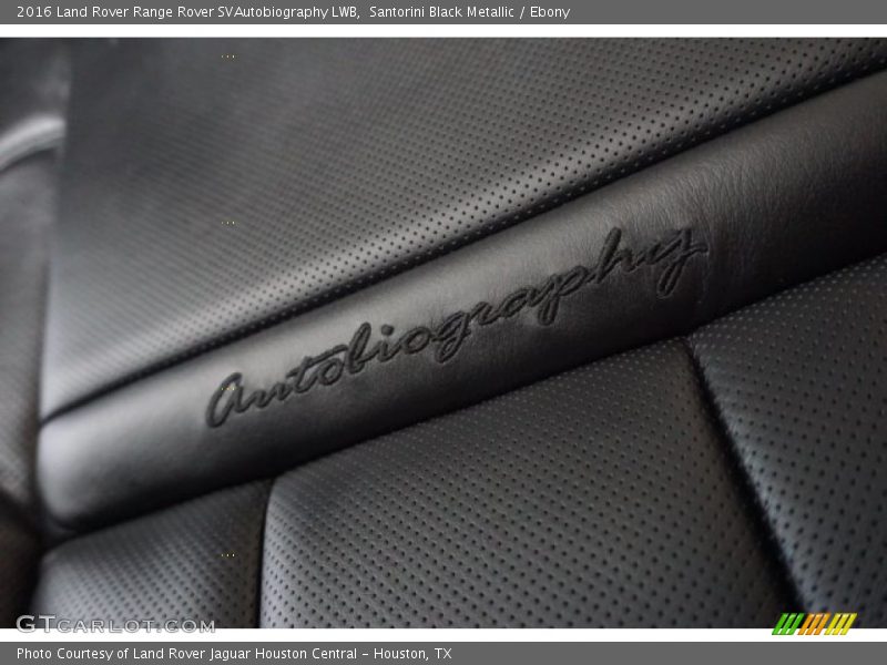 Santorini Black Metallic / Ebony 2016 Land Rover Range Rover SVAutobiography LWB