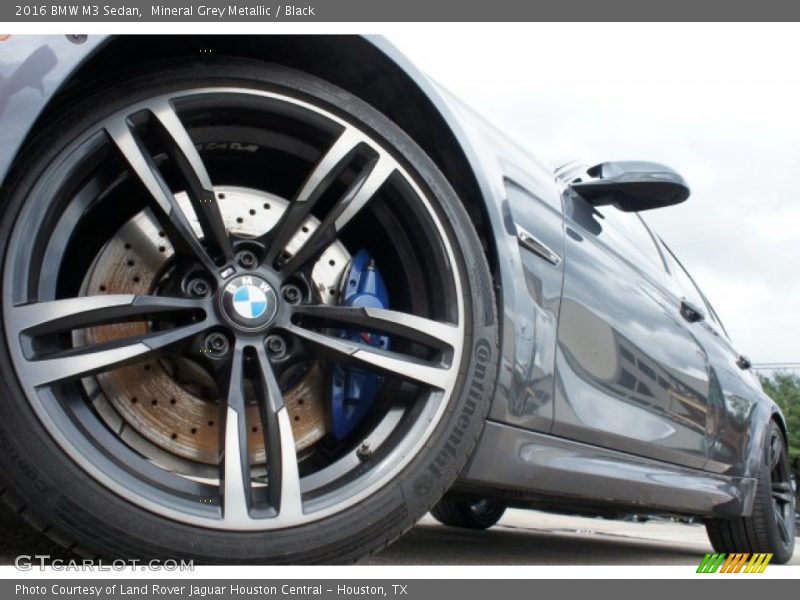 Mineral Grey Metallic / Black 2016 BMW M3 Sedan
