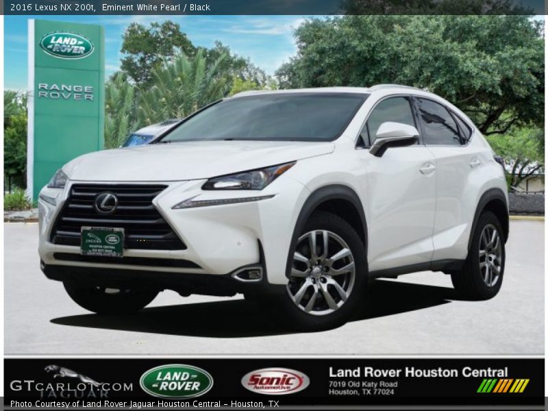 Eminent White Pearl / Black 2016 Lexus NX 200t