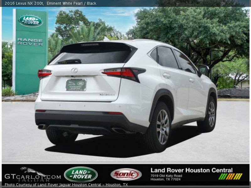 Eminent White Pearl / Black 2016 Lexus NX 200t