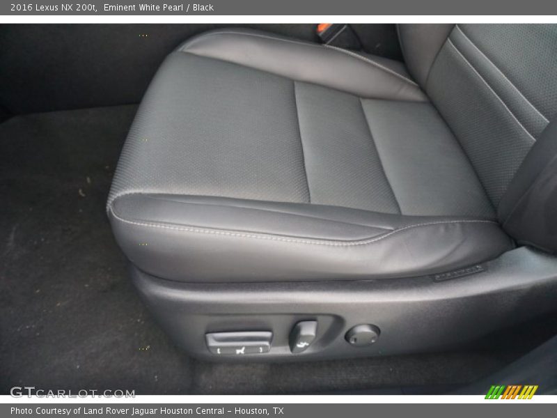 Front Seat of 2016 NX 200t