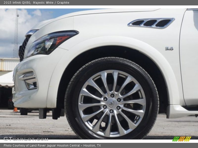 Majestic White / Graphite 2015 Infiniti QX80