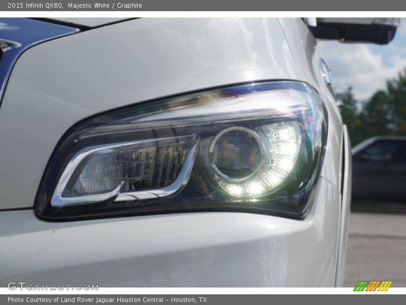Majestic White / Graphite 2015 Infiniti QX80
