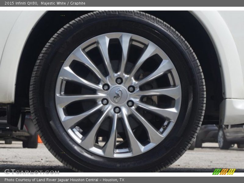 Majestic White / Graphite 2015 Infiniti QX80