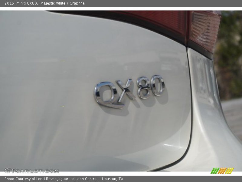 Majestic White / Graphite 2015 Infiniti QX80