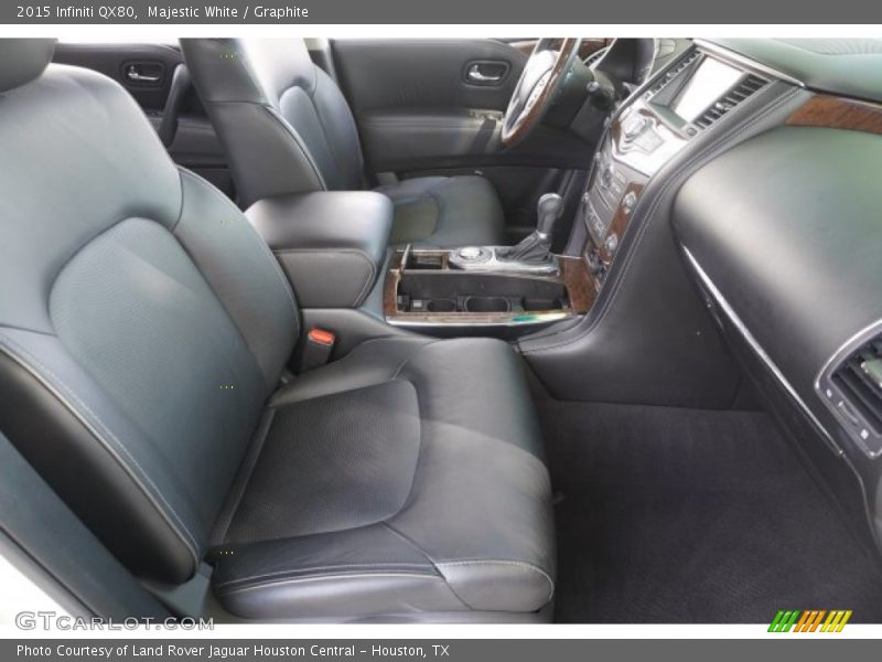 Majestic White / Graphite 2015 Infiniti QX80