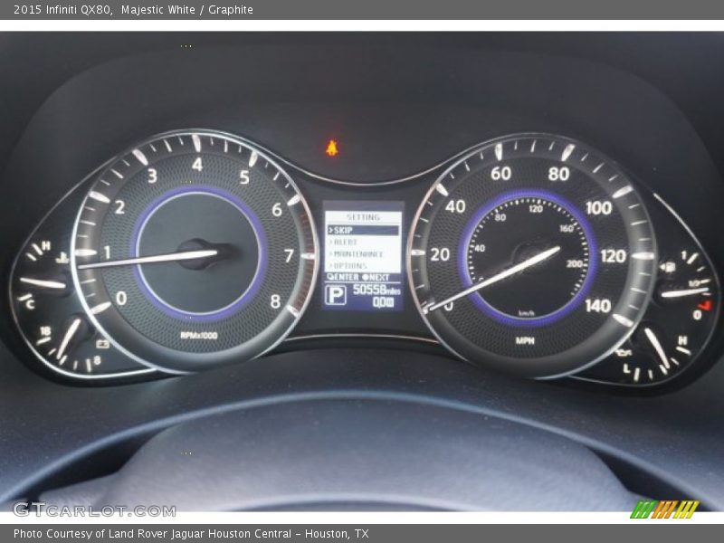 Majestic White / Graphite 2015 Infiniti QX80
