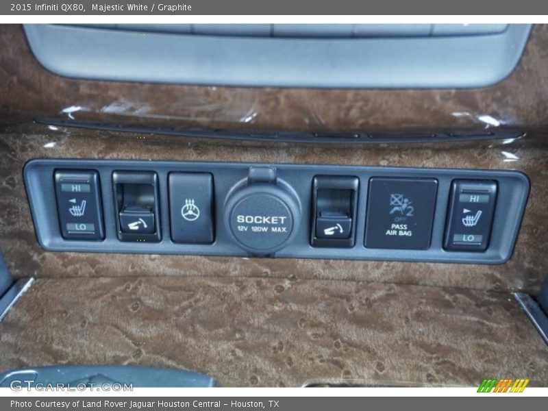 Majestic White / Graphite 2015 Infiniti QX80