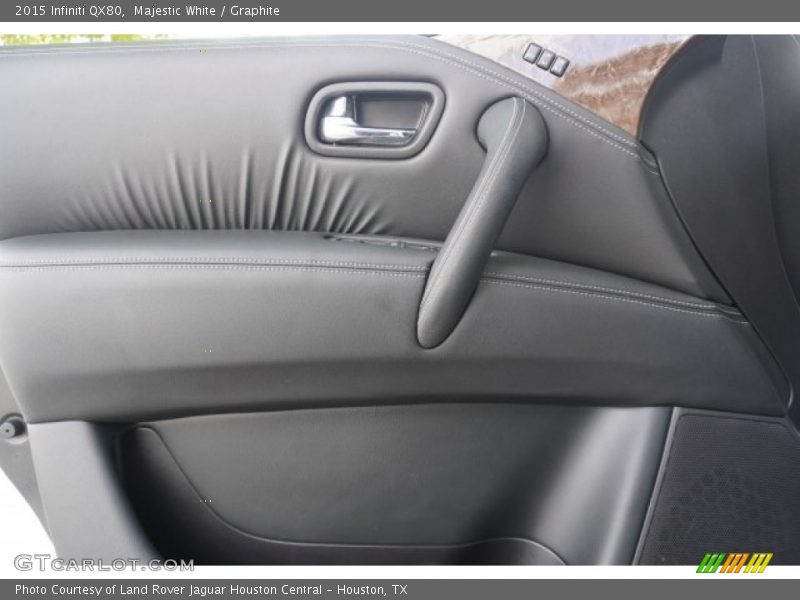 Majestic White / Graphite 2015 Infiniti QX80