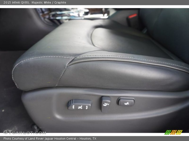 Majestic White / Graphite 2015 Infiniti QX80