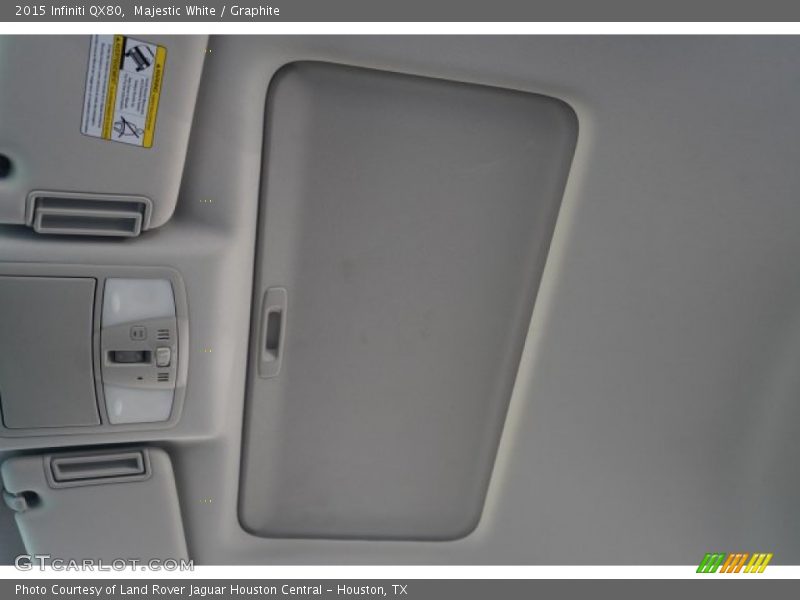 Majestic White / Graphite 2015 Infiniti QX80