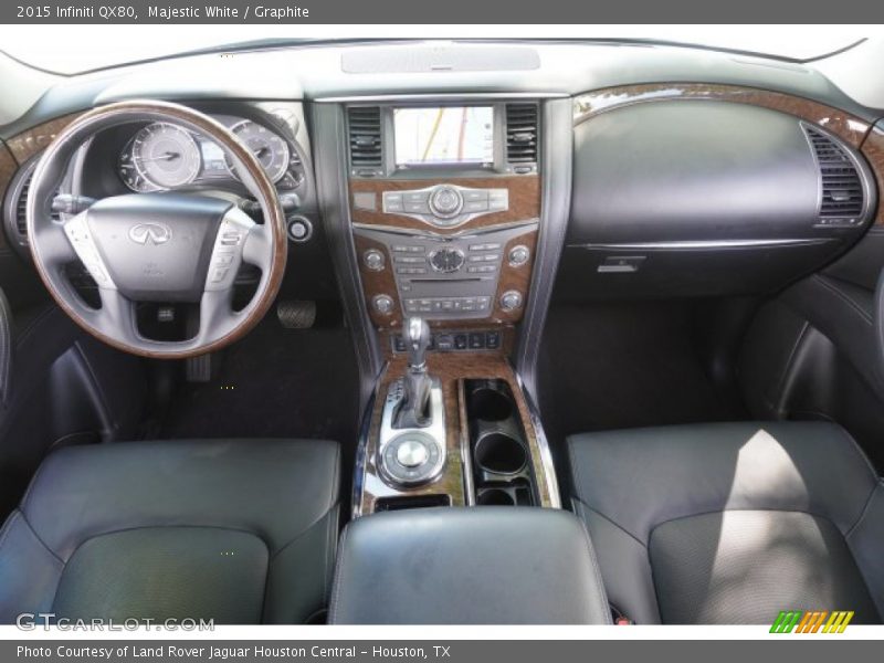 Majestic White / Graphite 2015 Infiniti QX80