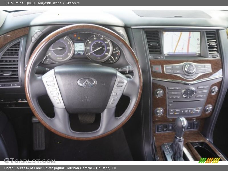 Majestic White / Graphite 2015 Infiniti QX80