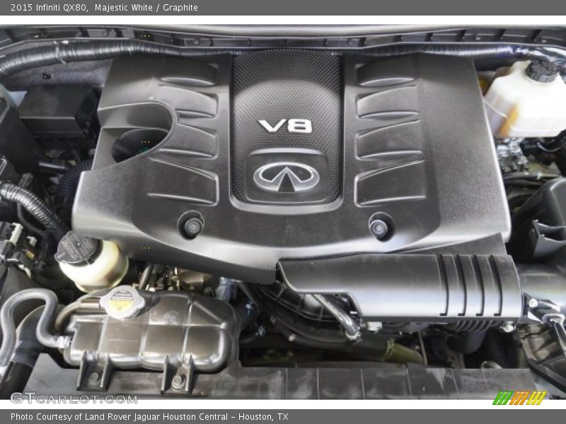 Majestic White / Graphite 2015 Infiniti QX80