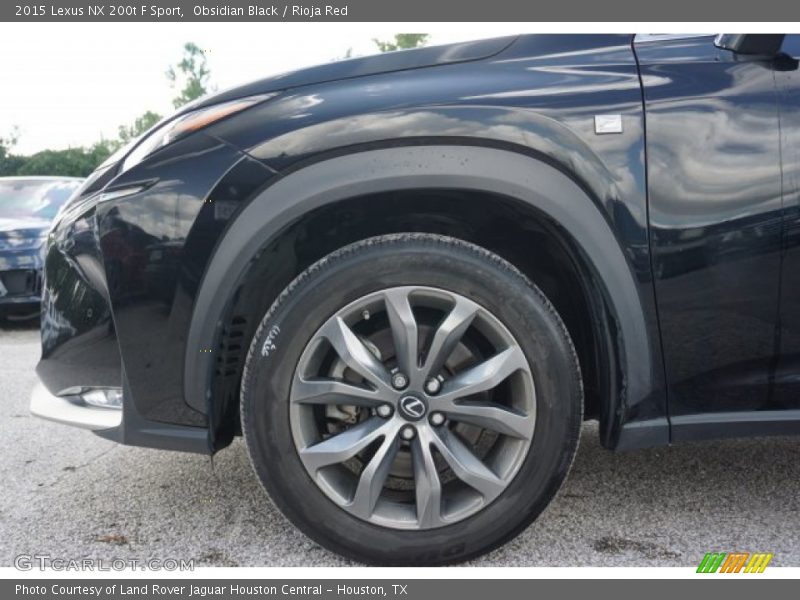 Obsidian Black / Rioja Red 2015 Lexus NX 200t F Sport