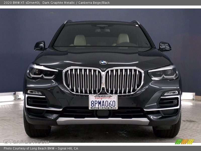 Dark Graphite Metallic / Canberra Beige/Black 2020 BMW X5 sDrive40i