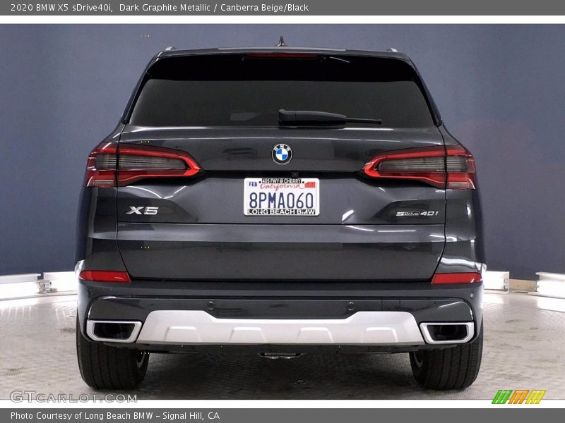 Dark Graphite Metallic / Canberra Beige/Black 2020 BMW X5 sDrive40i