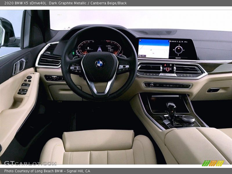 Dark Graphite Metallic / Canberra Beige/Black 2020 BMW X5 sDrive40i