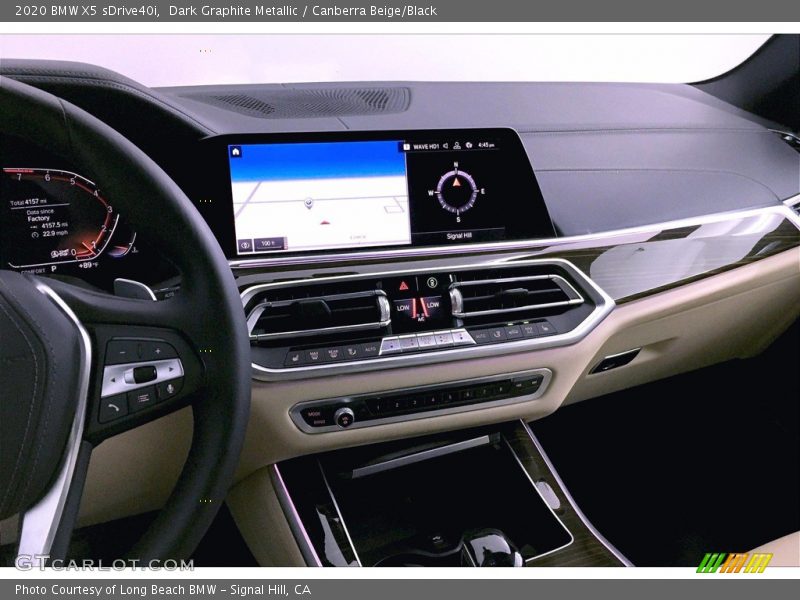 Dark Graphite Metallic / Canberra Beige/Black 2020 BMW X5 sDrive40i