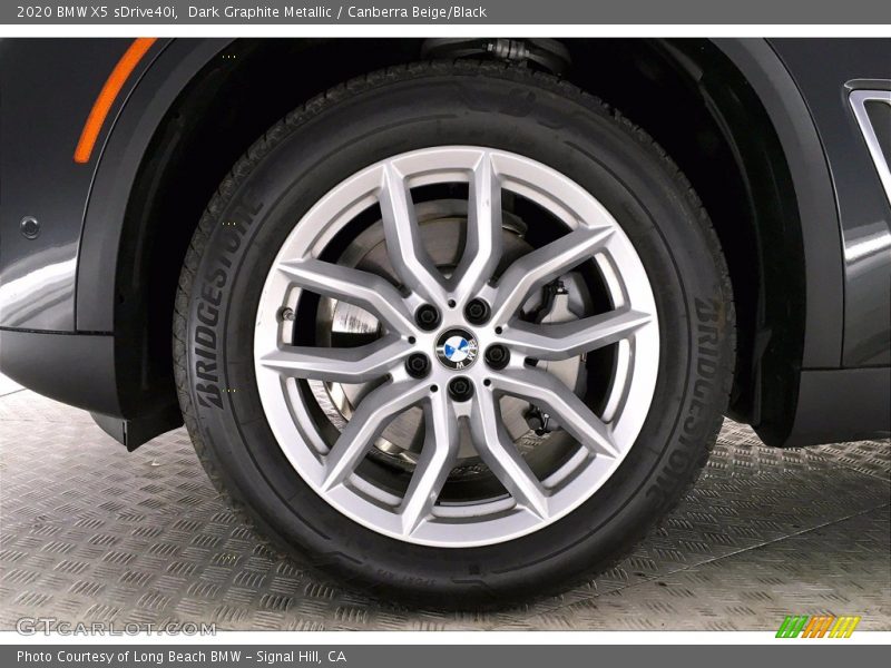 Dark Graphite Metallic / Canberra Beige/Black 2020 BMW X5 sDrive40i