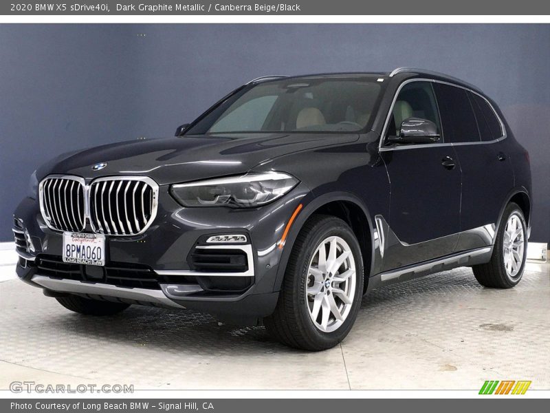 Dark Graphite Metallic / Canberra Beige/Black 2020 BMW X5 sDrive40i